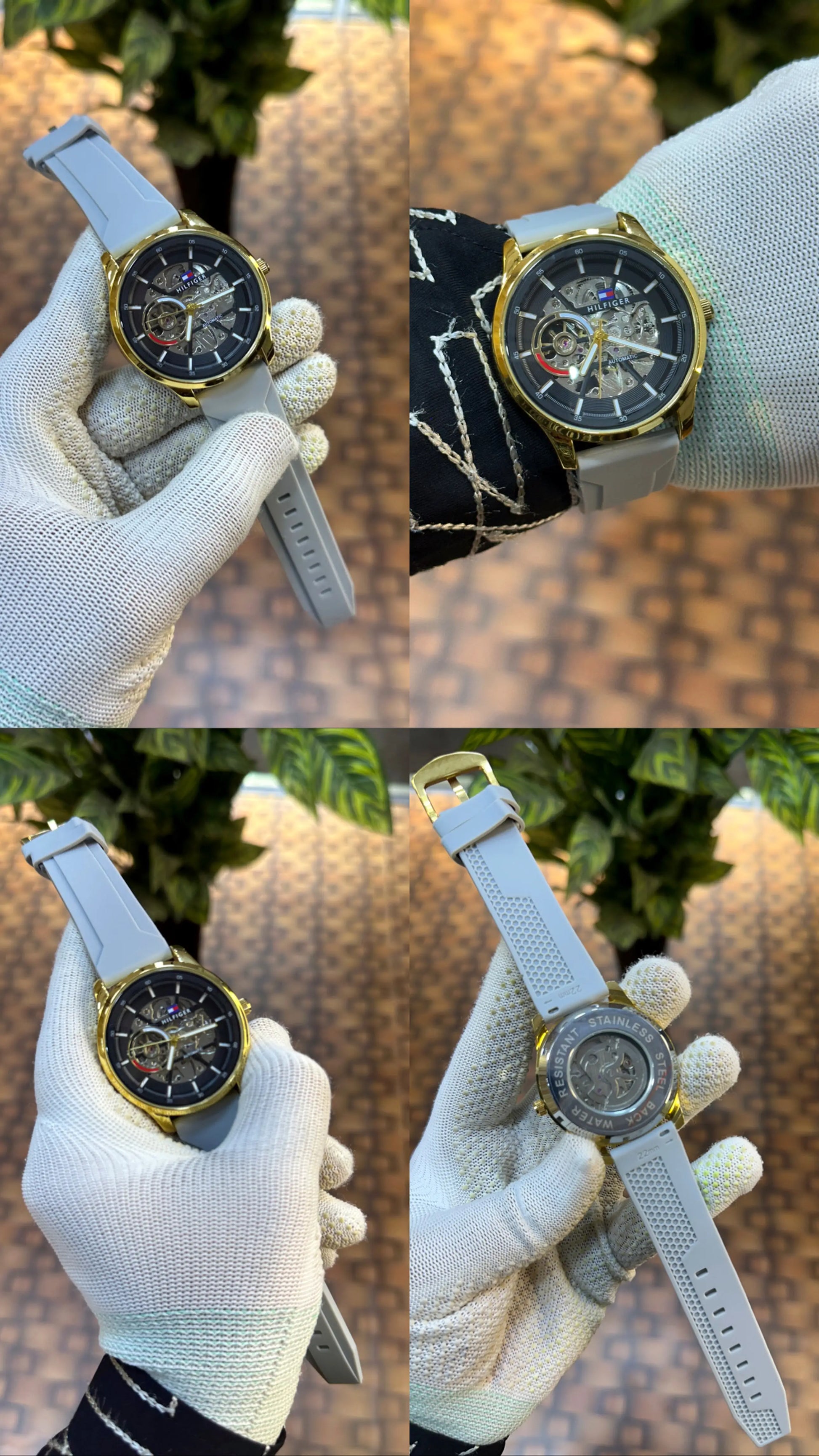 Tommy Hilfiger Automatic Silicon Belt