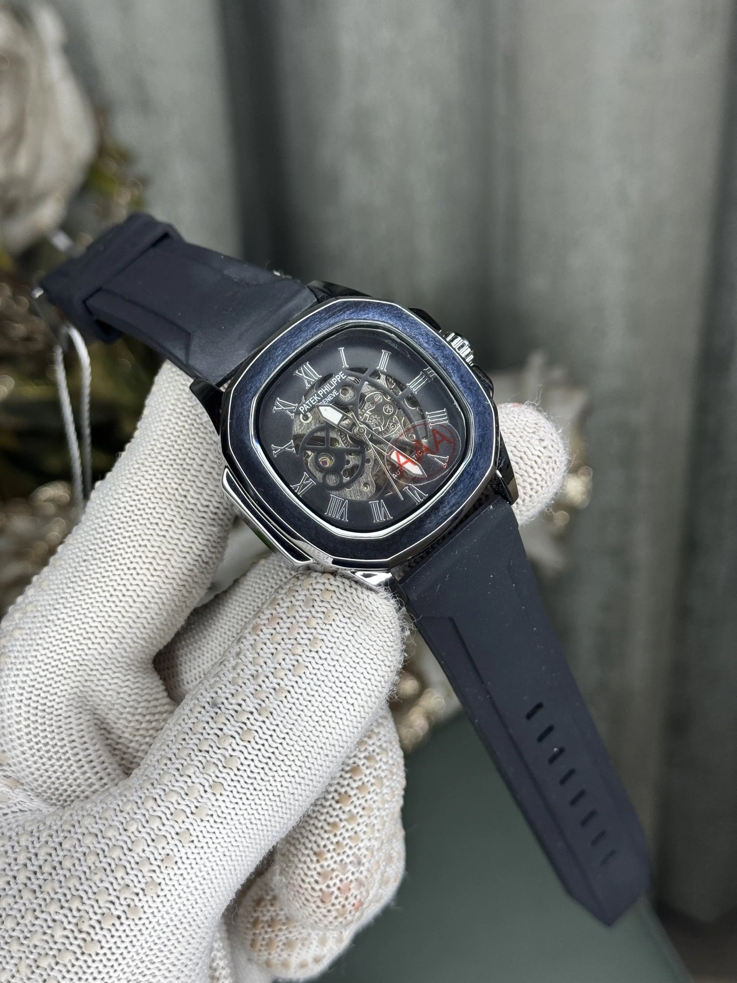 Patek Philipp e Silver Black Automatic Premium Watch