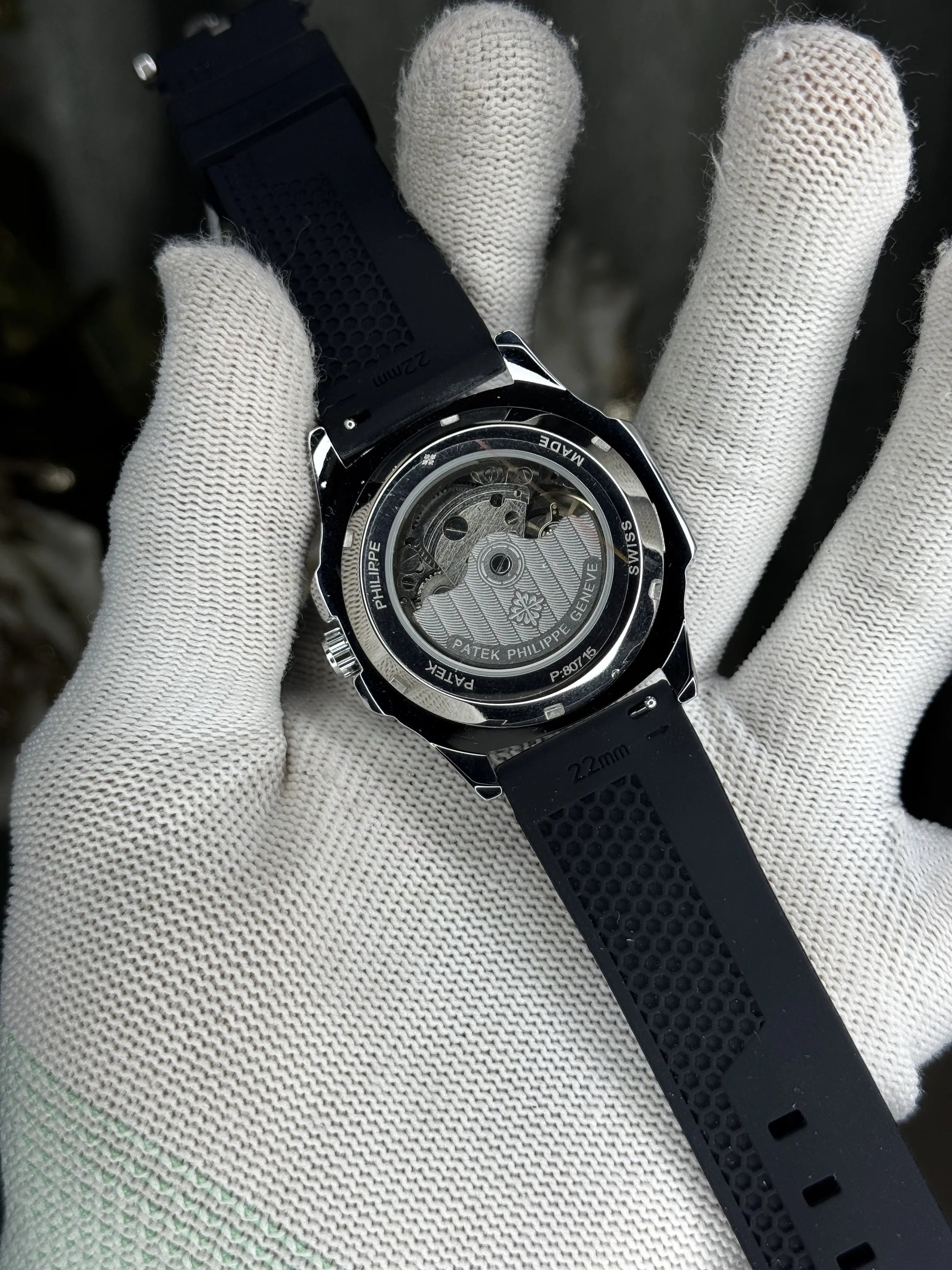 Patek Philipp e Silver Black Automatic Premium Watch